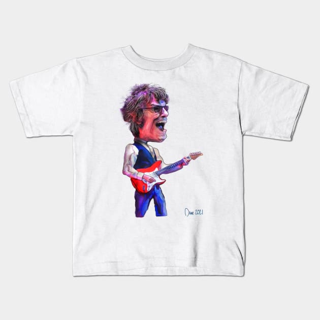 Luis Alberto Spinetta Kids T-Shirt by Henry Drae